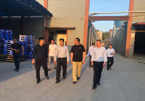 荣昌区区委常委、组织部部长、高新区管委会党工委书记李皓率区经信委等部门负责人到我司调研视察工作。