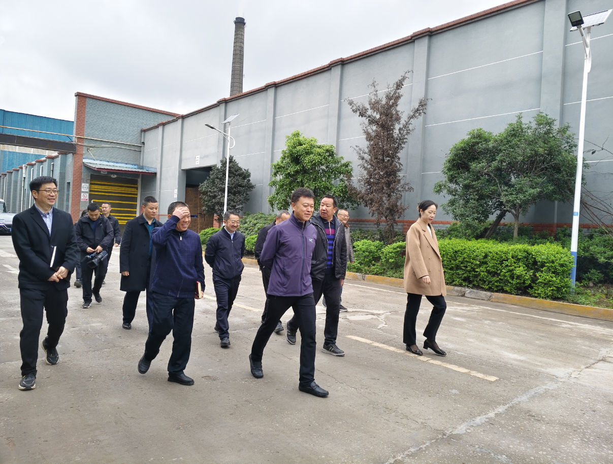 3月31日，荣昌区委书记高洪波，区委副书记、区长万容等部门负责人到我司调研视察工作。